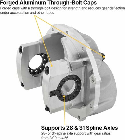 Compatible with Ford 9 Inch Aluminum Third Member Center Section Carrier 3.062-in in Saudi Arabia