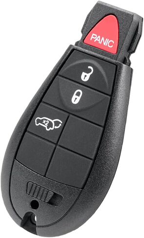 Key Fob Cover Shell Case Replacement 4 Buttons Key Fob Remote Control Shell Case - Compatible for Chrysler 300 2008-2010 for Dodge Dart 2013-2016 in Saudi Arabia