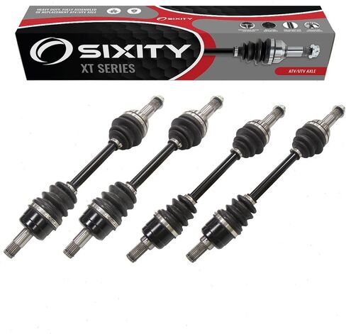 4 pc Sixity XT Front Rear Left Right Axles compatible with Yamaha YFM450 Kodiak 450 EPS SE YFM550 Grizzly FI 4x4 Auto YFM700 YFM700K 2007-2019 in Saudi Arabia