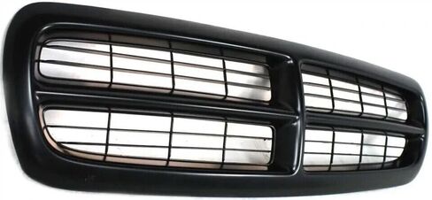 Front Bumper Upper Grille Primed Shell & Insert Direct Replacement Compatible With 1997-2004 Dodge Dakota / 1998-2003 Durango CH1200200 05179422AA in Saudi Arabia