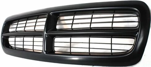 Front Bumper Upper Grille Primed Shell & Insert Direct Replacement Compatible With 1997-2004 Dodge Dakota / 1998-2003 Durango CH1200200 05179422AA in Saudi Arabia