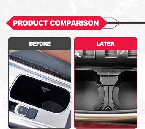 حامل أكواب وحدة التحكم المركزية مقسم متوافق مع Toyota 2000-2007 Land Cruiser Lexus 2008-2015 LX570 2001-2007 LX470 2003-2009 GX470 استبدال مقسم حامل الأكواب # 55633-60050 in Saudi Arabia