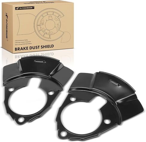 درع غبار الفرامل الأمامية A-Premium متوافق مع موديلات Chevy وGMC وCadillac - Silverado/Sierra 1500 HD Classic، Tahoe، Yukon، Yukon XL/Suburban/Avalanche 1500، Escalade، Escalade ESV/EXT، قطعتان in Saudi Arabia