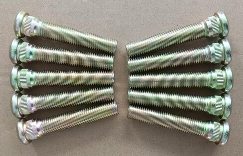 Extended Wheel Stud Bolts M12x1.5 2.6 in. Length 0.558 in. Knurl 14.2mm Replacement for GS300 GS350 GS400 GS450 IS250 IS300 LS400, Tacoma Camry in Saudi Arabia