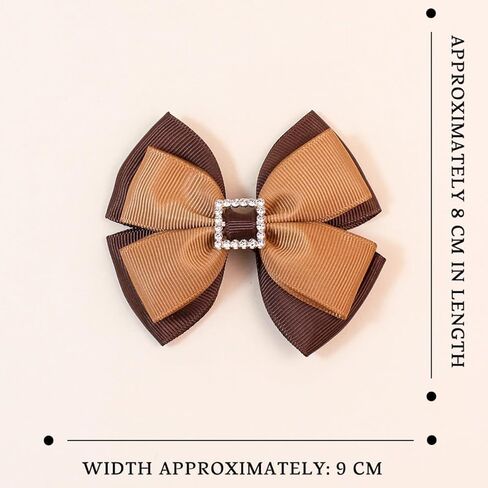 Girls Halloween Pumpkin Hair Clip Hair Bow Hairpin Halloween Hair Accessories for Women Toddler Kids WJR39 (Brown Turkey) in Kuwait