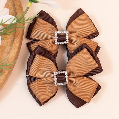 Girls Halloween Pumpkin Hair Clip Hair Bow Hairpin Halloween Hair Accessories for Women Toddler Kids WJR39 (Brown Turkey) in Kuwait