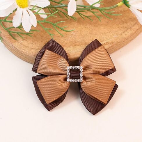 Girls Halloween Pumpkin Hair Clip Hair Bow Hairpin Halloween Hair Accessories for Women Toddler Kids WJR39 (Brown Turkey) in Kuwait