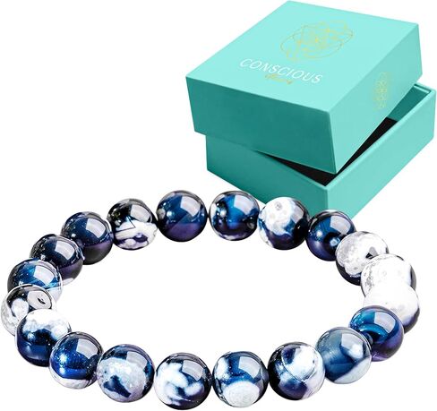 Conscious Items Healing & Calm Natural Stone Bracelets for Women & Men, Healing Crystal Bracelet for Stress, Inner Peace & Emotional Balance in Kuwait