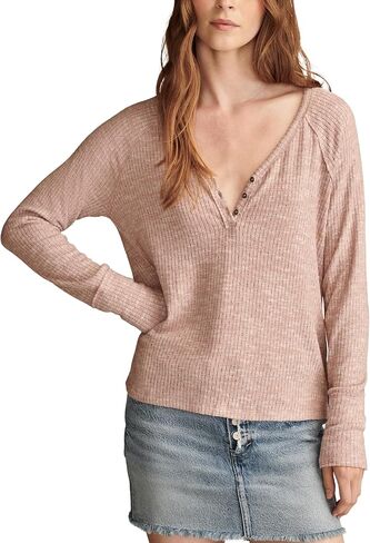 Lucky Brand Women's Cloud Henley in Saudi Arabia