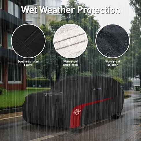 Ultimum Lite Car Cover for 2023-2025 Toyota bZ4X SUV 4-Door with Zipper Breathable All Weather Protection Scratch, Dust, Sun, Snow, Rain Protection Indoor Outdoor Gray in Saudi Arabia