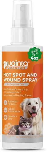 PUAINTA Dog Hot Spot Spray for Itch Relief - Quantum Silver Pet Skin Care in Kuwait