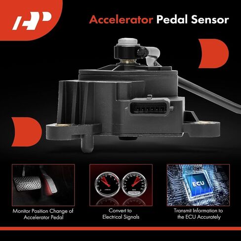 A-Premium Accelerator Pedal with Position Sensor Assembly Compatible with Nissan Sentra 2010 2011 2012 2.0L, Automatic CVT Transmission in Saudi Arabia