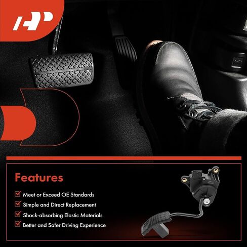 A-Premium Accelerator Pedal with Position Sensor Assembly Compatible with Nissan Sentra 2010 2011 2012 2.0L, Automatic CVT Transmission in Saudi Arabia