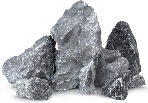 2.5lb Natural Dragon Stones, Aquarium Rocks Decoration Aquascaping Stone Landscaping Model for Fish Tank Decor Terrariums Paludariums Reptile Enclosures Gardens, 2-4 inches in Saudi Arabia