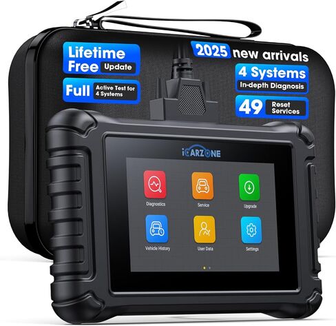 4 Systems OBD2 Scanner, UR600 ABS SRS Engine Transmission Car Code Reader with 49 Services Bidirectional Test of 4 Systems, Battery Test Live Data Diagnostic Scan Tools Lifetime Free Upgrade in Saudi Arabia