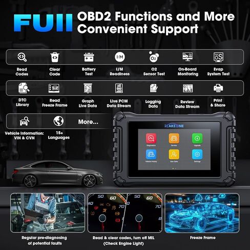 4 Systems OBD2 Scanner, UR600 ABS SRS Engine Transmission Car Code Reader with 49 Services Bidirectional Test of 4 Systems, Battery Test Live Data Diagnostic Scan Tools Lifetime Free Upgrade in Saudi Arabia