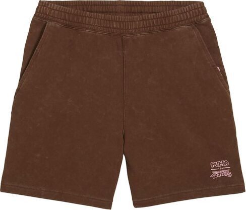 PUMA Mens TMNT Relaxed 7 Inch Shorts Casual Bottoms Casual - Black in Saudi Arabia