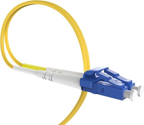 GESD 1 Meter(3.28ft) 6 Pack LC to LC Duplex Port Fiber Optical Patch Cable SMF SingleMode 9/125um LSZH (OS1/OS2 Compatible) Ultra Optical Cable Yellow Riser OFNR Cable Jacket in Saudi Arabia
