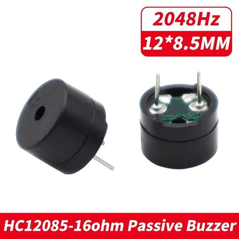 10 قطع HC12085 16Ω 42Ω طنان كهرومغناطيسي 12085 صفارة سلبية مكبر صوت سبليت 12*8.5 مللي متر 12X8.5 مللي متر 16 أوم 42 أوم تيار متردد 1.5 فولت 3 فولت 5 فولت (10 قطعة HC12085 16 أوم) in Saudi Arabia