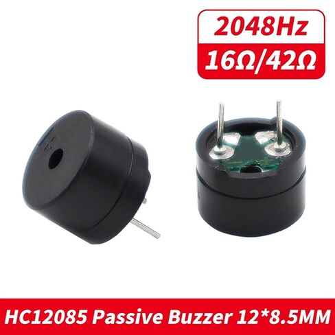 10 قطع HC12085 16Ω 42Ω طنان كهرومغناطيسي 12085 صفارة سلبية مكبر صوت سبليت 12*8.5 مللي متر 12X8.5 مللي متر 16 أوم 42 أوم تيار متردد 1.5 فولت 3 فولت 5 فولت (10 قطعة HC12085 16 أوم) in Saudi Arabia