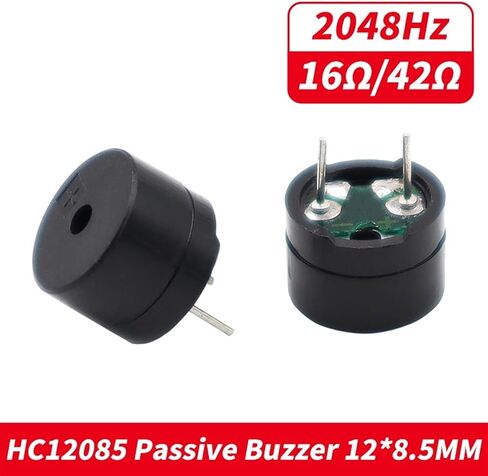 10PCS HC12085 16Ω 42Ω Electromagnetic Buzzer 12085 Passive Buzzer Split Speaker 12 * 8.5MM 12X8.5MM 16ohms 42ohms AC 1.5V 3V 5V(10pcs HC12085 16ohms) in Saudi Arabia