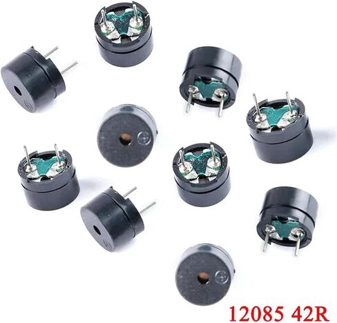 10pcs/5pc Passive Buzzer AC 12MMx8.5MM 12085 42R Resistance 3V 5V 9V 12V Use Mini Piezo Buzzers(10 Pieces) in Saudi Arabia