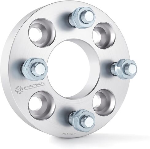 RockTrix 4x4 Wheel Spacers, 1 inch Thick Golf Cart Wheel Spacers Compatible with EZ GO EZGO Club Car, 1/2"x20 Studs Nuts, 4x101.6 to 4x101.6 Silver Adapters, 62mm Hub Bore, Set of 2 in Saudi Arabia