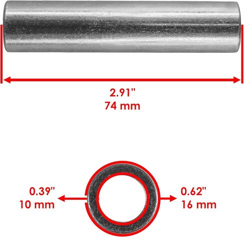 Caltric Rear Suspension Upper Control A-Arm Pivot Shaft Compatible with Polaris 5020826 in Saudi Arabia