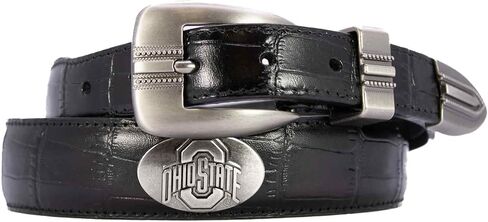 NCAA Ohio State Buckeyes Crocodile Tip Leather Concho Belt in Saudi Arabia