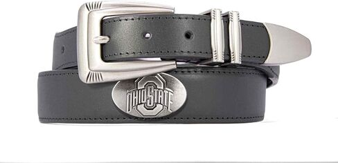 NCAA Ohio State Buckeyes Crocodile Tip Leather Concho Belt in Saudi Arabia