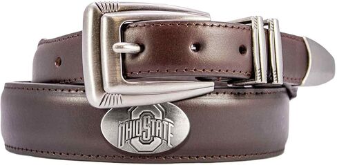 NCAA Ohio State Buckeyes Crocodile Tip Leather Concho Belt in Saudi Arabia