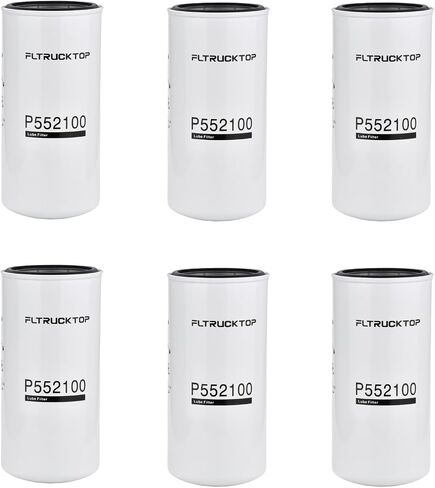 P552100 Oil Filter Compatible With Detroit Diesel Series 50, Series 55, Series 60 engines Replace P552100 Donaldson,B495, LF3620,23530573,51971,DBL3998,23518480(set of 6) in Saudi Arabia