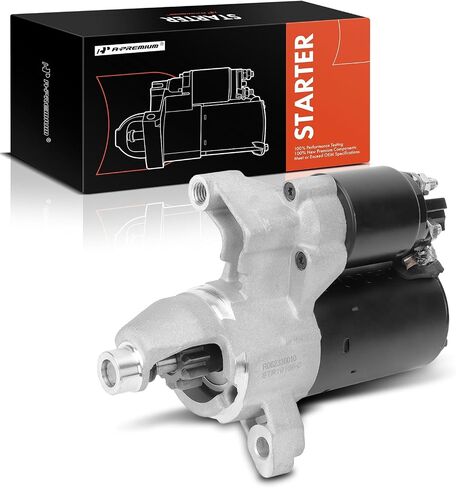 محرك A-Premium Starter متوافق مع Audi Q5 2009-2012 3.2L، A5 Quattro 2008 3.2L، S5 2008-2009 4.2L، 12V 1.4 KW 10 أسنان في اتجاه عقارب الساعة، استبدال # 0001108415، 0001108416 in Saudi Arabia
