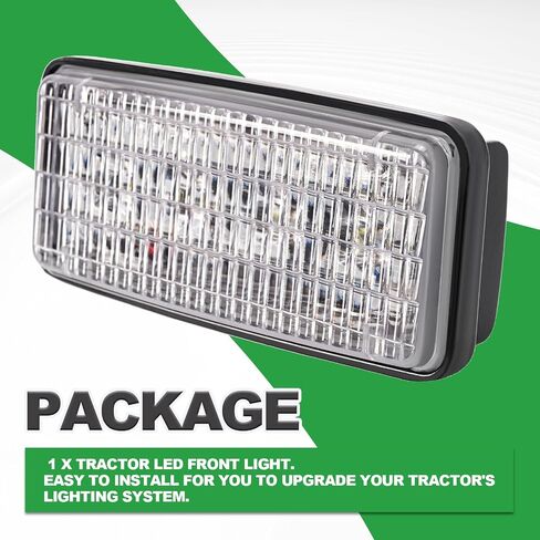مصباح الأنف HECASA LED متوافق مع John Deere 4050 4250 4450 4055 4255 4455 7210 7410 7510 7610 7710 7810 بديل للمصباح الأمامي RE161288 RE37450 RE306510 KR4000 in Saudi Arabia