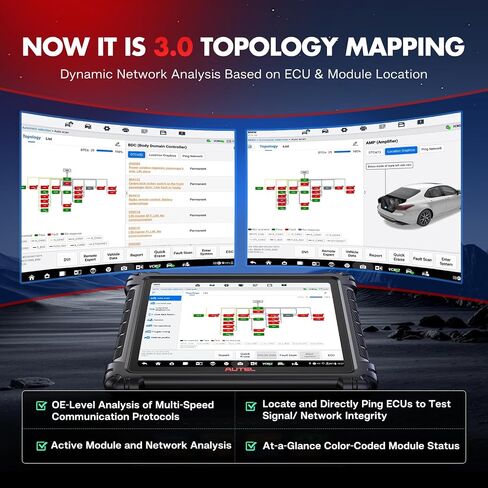 2025 Autel MaxiSYS Ultra S2 AI Scanner, Top Intelligent Up of MSUltra UltraEV MS919 S2, 6IN1 VCMI2 [Valued 3000$] Topology 3.0 PID Analysis Multi-Point DVI, Motor TruSpeed EV Test ECU Program 48 Reset in Saudi Arabia