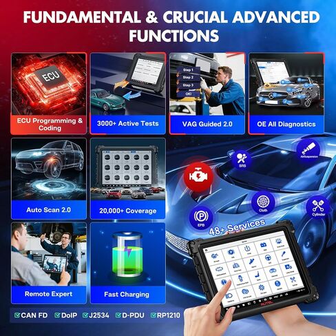 2025 Autel MaxiSYS Ultra S2 AI Scanner, Top Intelligent Up of MSUltra UltraEV MS919 S2, 6IN1 VCMI2 [Valued 3000$] Topology 3.0 PID Analysis Multi-Point DVI, Motor TruSpeed EV Test ECU Program 48 Reset in Saudi Arabia