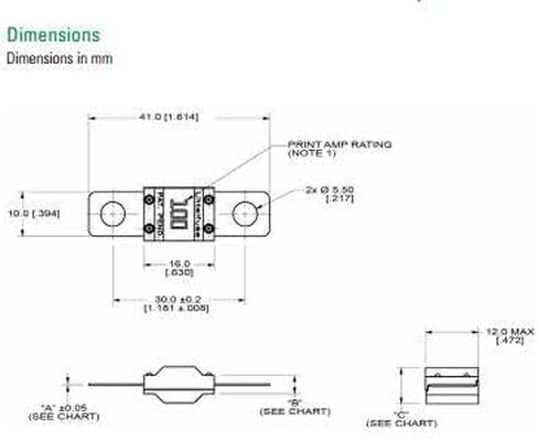 متوافق مع Littelfuse MIDI Bolt-Down Fuse 125A، 498 Series، 32VDC، Time Delay، 0498125.M - حزمة من 2 in Saudi Arabia