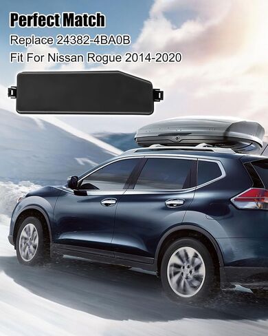 Fuse Box Cover Fit for Nissan Rogue 2014 2015 2016 2017 2018 2019 2020 Replace 24382-4BA0B 243824BA0B in Saudi Arabia