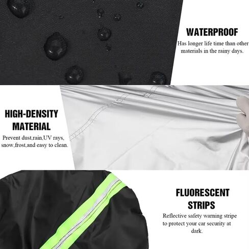 Full Car Covers for Lamborghini Urus SUV|Urus/Urus Pearl Capsule/Urus Graphite Capsule/ST-X SUV Waterproof Hail Dust Snow UV All Weather Protection Outdoor Exterior Accessories,Blackstyle in Saudi Arabia