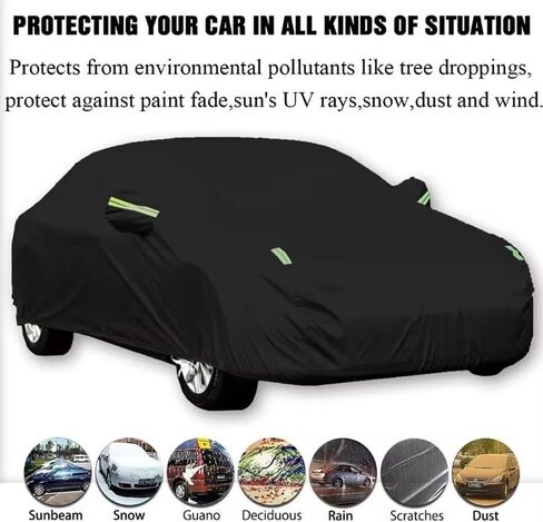 Full Car Covers for Lamborghini Urus SUV|Urus/Urus Pearl Capsule/Urus Graphite Capsule/ST-X SUV Waterproof Hail Dust Snow UV All Weather Protection Outdoor Exterior Accessories,Blackstyle in Saudi Arabia