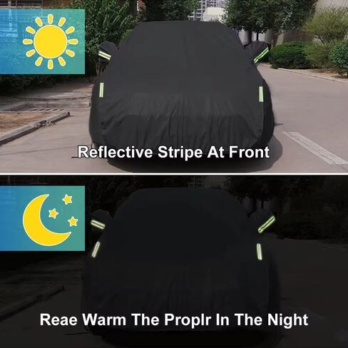 Full Car Covers for Lamborghini Urus SUV|Urus/Urus Pearl Capsule/Urus Graphite Capsule/ST-X SUV Waterproof Hail Dust Snow UV All Weather Protection Outdoor Exterior Accessories,Blackstyle in Saudi Arabia