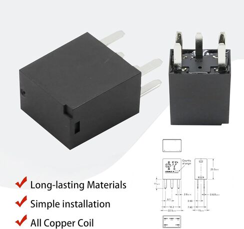 4Pcs 05269988AA SPDT Automotive Power Relay, 5-Pins 12VDC 10A Automotive Relay, Replaces 21911C 5604 9018 AA 5604 9018 AB in Saudi Arabia