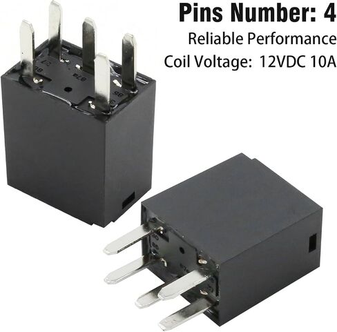 4Pcs 05269988AA SPDT Automotive Power Relay, 5-Pins 12VDC 10A Automotive Relay, Replaces 21911C 5604 9018 AA 5604 9018 AB in Saudi Arabia