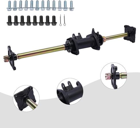 ATV Go Kart المحور الخلفي مجموعة تجميع كاملة 32 "110CC 150CC 200CC ATV دراجة رباعية الذهاب كارت الناقل محور المحور الخلفي استبدال مباشر in Kuwait