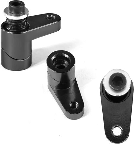 Metal Aluminum 20T Servo Horn for ARRMA 1/18 Granite GROM/1/18 Typhon GROM/ 1/14 Mini Mojave GROM RC Servo Arm Horns Parts (Black) in Kuwait