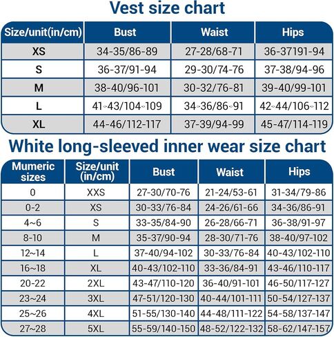 2 Pcs Women's Scrubs Healthcare Vest and Underscrub Longsleeve, Black Scrubs Vest, Soft Longsleeve for Nurse Hospital Work in Saudi Arabia