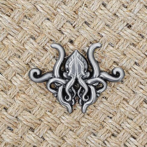 H.P. Lovecraft Cthulhu Enamel Pin - Culture Series - Enamel Lapel Pin - Plated Badge for Clothing, Bags, and Lanyards in Saudi Arabia