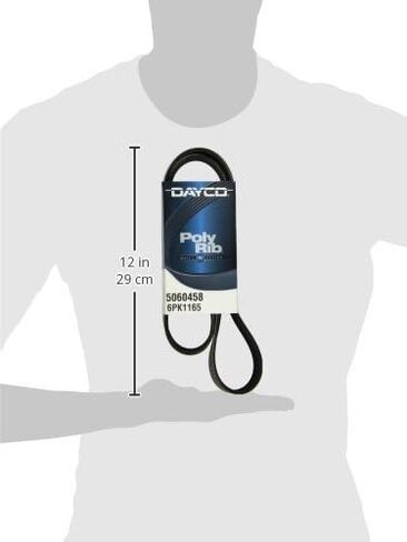 Dayco 5060458 Serpentine Belt , Black in Saudi Arabia