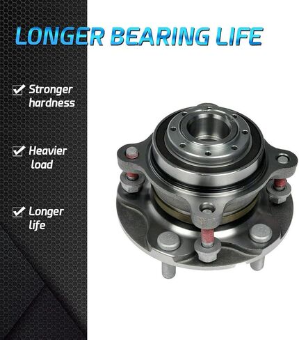 Bodeman - Pair of 2 Front Wheel Hub and Bearing Assembly for 2007-2018 Toyota Tundra 2WD/ for 2008-2018 Sequoia 2WD in Saudi Arabia