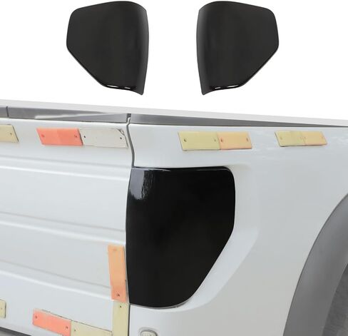 Jimen Fit for Ford F150 2009-2014, 2PCS Taillight Cover Tint Smoked Tail Light Bezel Trim in Saudi Arabia